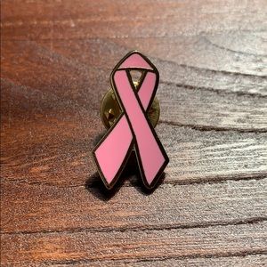Breast Cancer Ribbon Lapel Pin